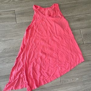 Lululemon casual tank with side tie. Coral. 10.